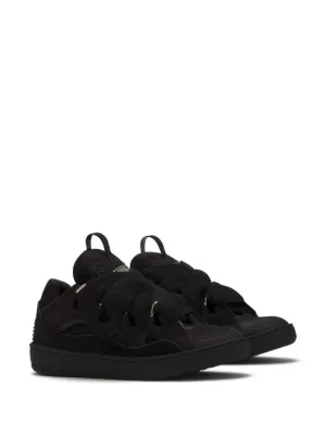 Lanvin Leather Curb Black Black