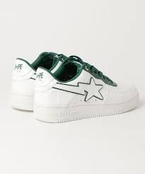 BAPE STA Charol Blanco Verde