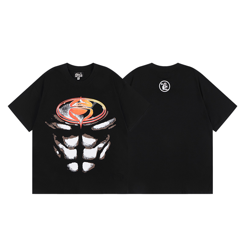 Polera Hellstar superhero black