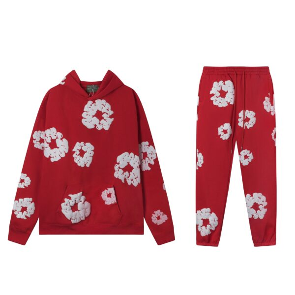 Conjunto Demin Tears Rojo