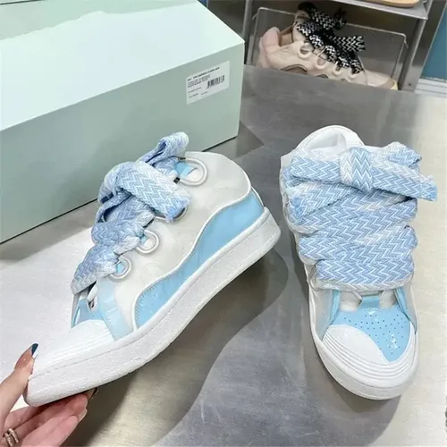 Lanvin Curb Blanco Azul clar