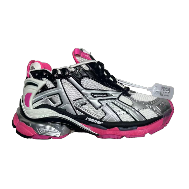 Balenciaga Runner No Led White Pink Black