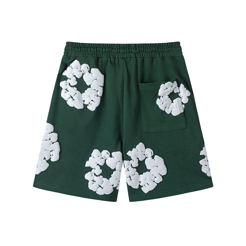Short Demin Tears Verde