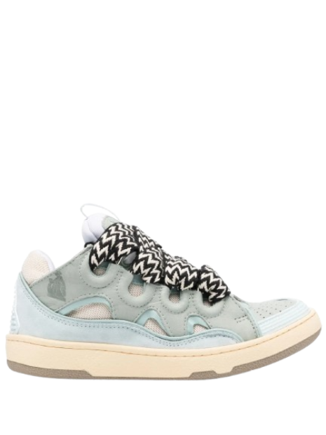 Lanvin Leather Curb Azul claro Gum