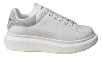 Alexander McQueen Crocs Weiß Hellgrau Oversize