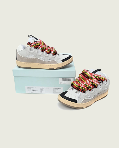 Lanvin Leather Curb White