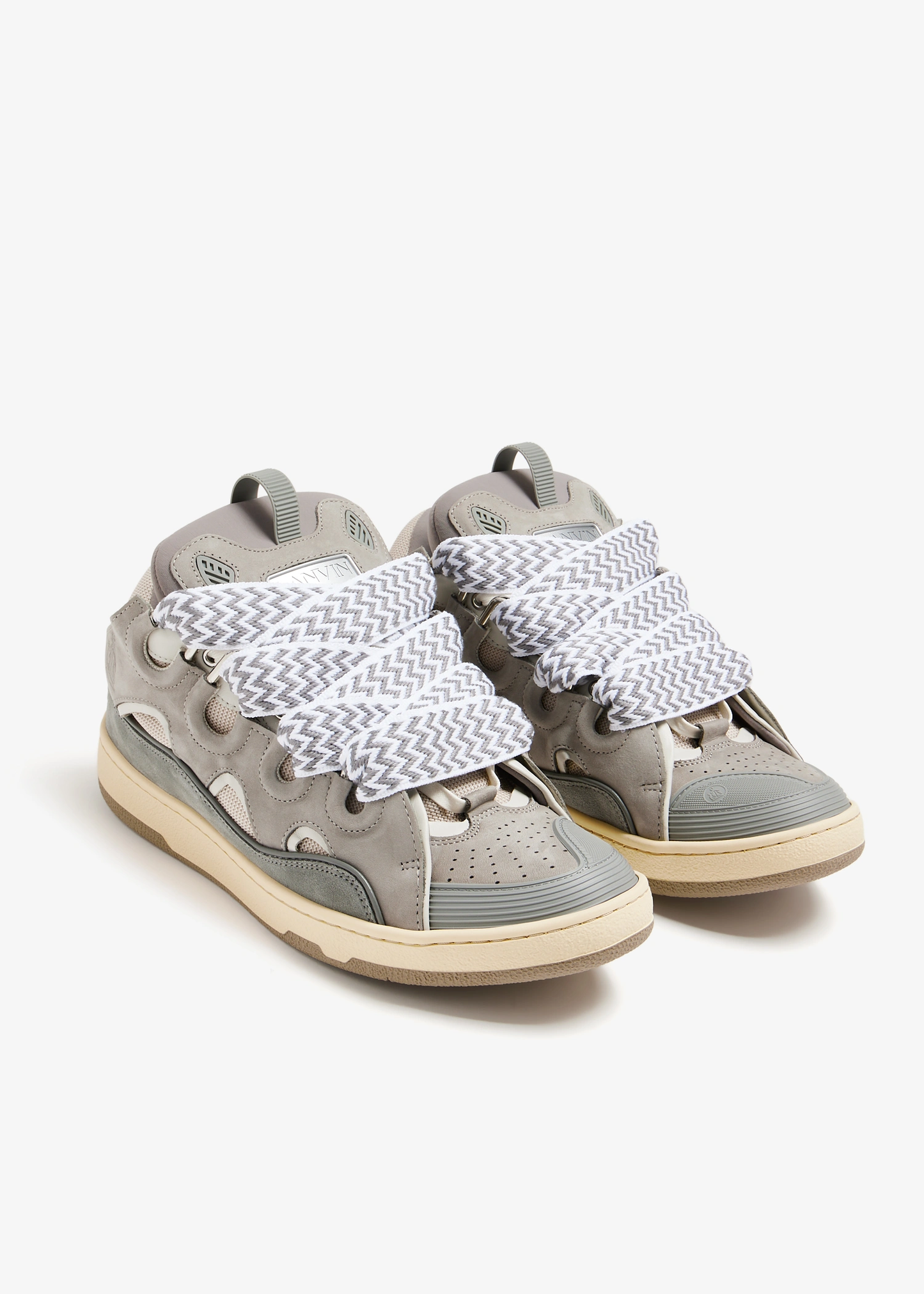Lanvin Curb Sneaker Grey Ivory