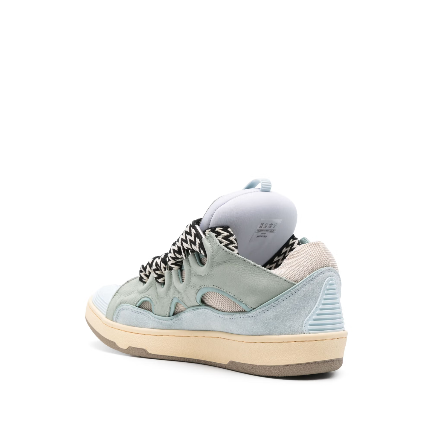 Lanvin Leather Curb Azul claro Gum