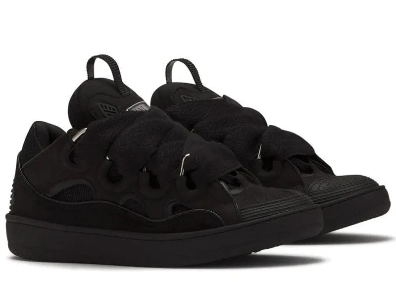 Lanvin Leather Curb Black Black