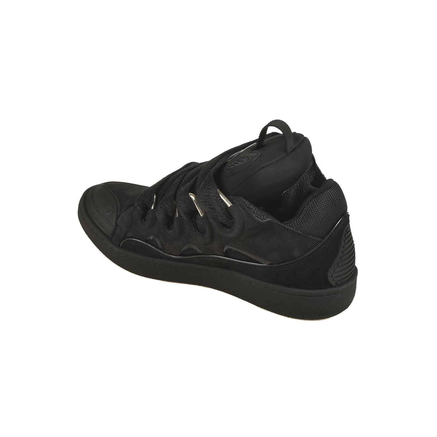 Lanvin Leather Curb Black Black