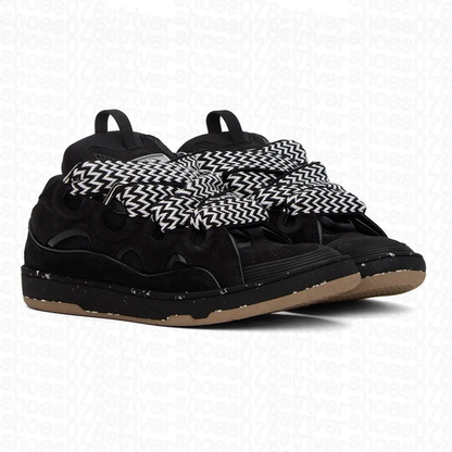 Lanvin Leather Curb Negro