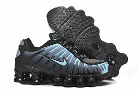 Nike Shox TL Black Celestine Blue