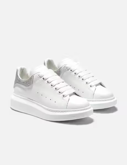Alexander McQueen Crocs Weiß Hellgrau Oversize