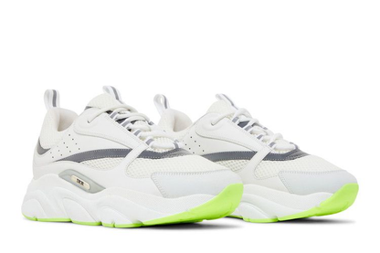 Dior B22 in white, silver, and neon green
