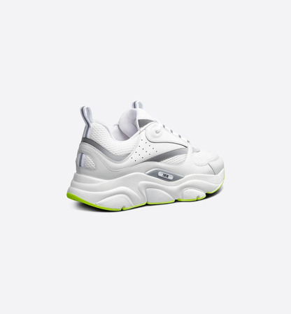 Dior B22 in white, silver, and neon green