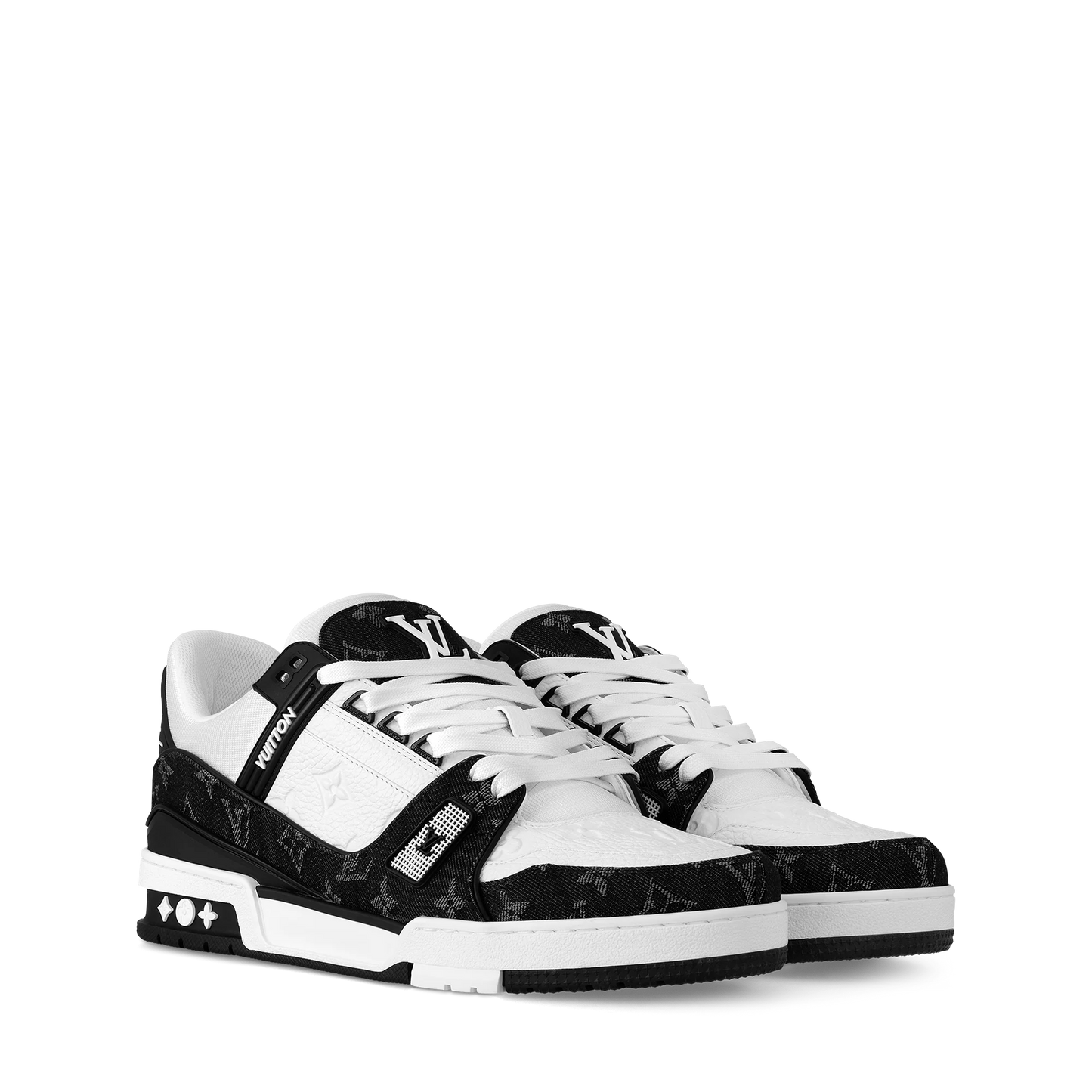 Louis Vuitton LV Trainer in Schwarz und Weiß