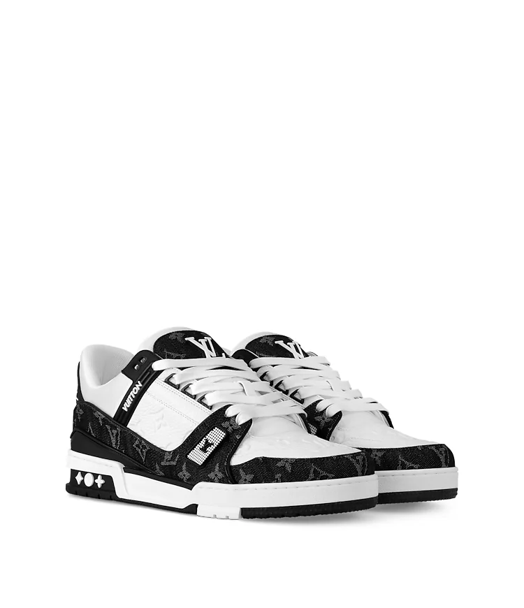 Louis Vuitton LV Trainer in Schwarz und Weiß