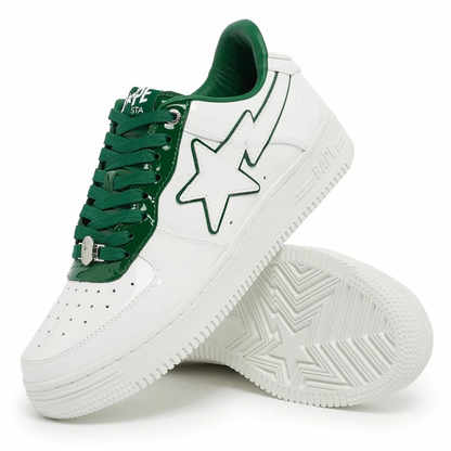 BAPE STA Charol Blanco Verde