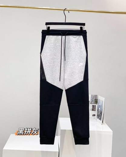 Light Tech Grey Pants with Black