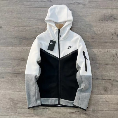 Nike tech blanco, negro y gris