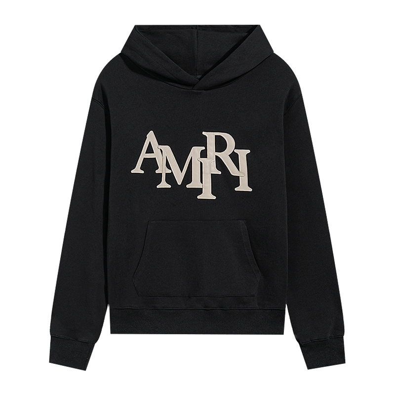 Polerón amiri AMIRI Hoodie Staggered Black
