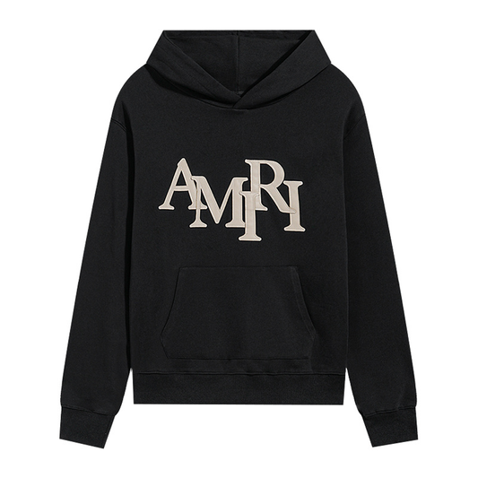 Polerón amiri AMIRI Hoodie Staggered Black