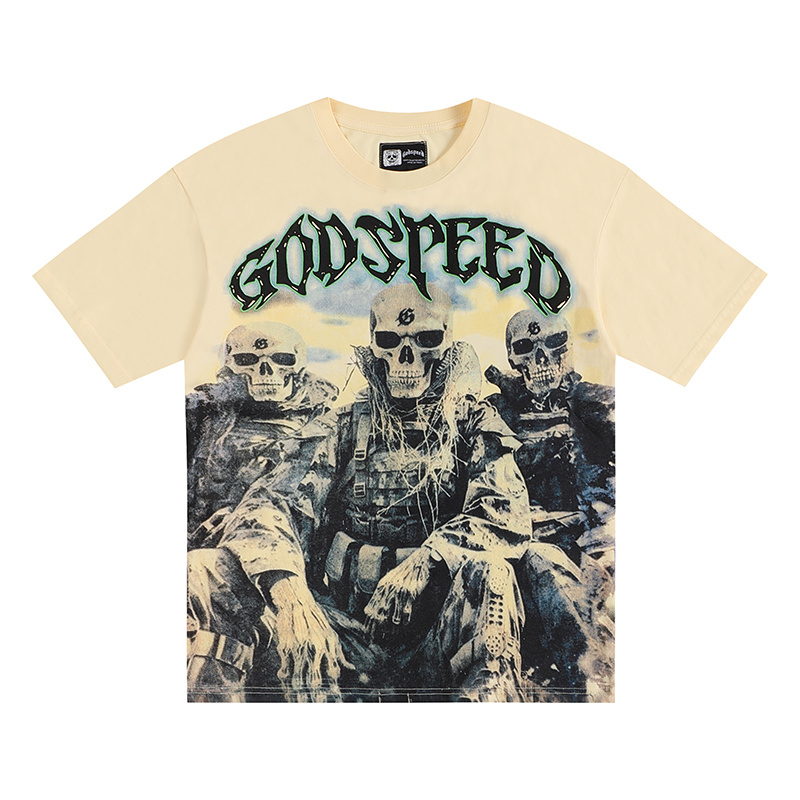 Polera Godspeed Squadron T-shirt Bone Wash