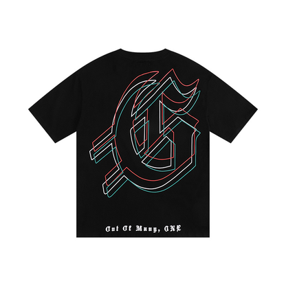 Polera Godspeed Mankind vs Ai III  Black/red