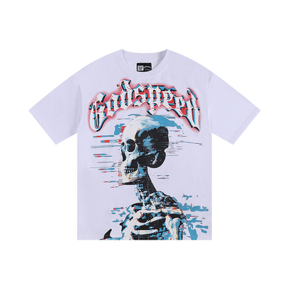 Polera Godspeed  Rap Rock Print Cotton Streetwear