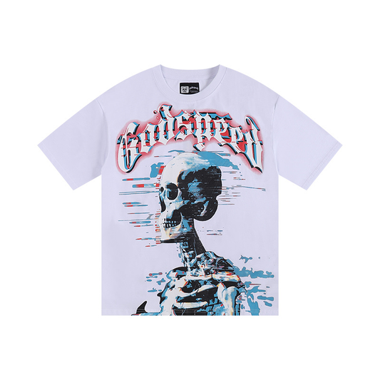 Polera Godspeed  Rap Rock Print Cotton Streetwear