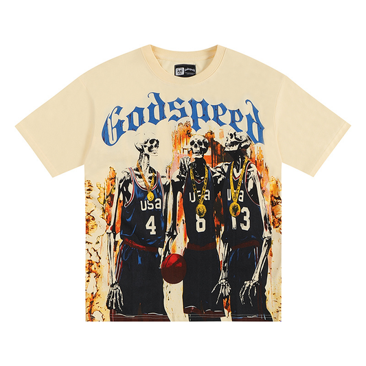 Polera Godspeed Dream Team Bone
