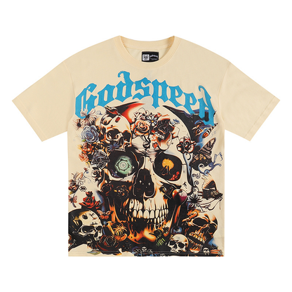 Polera Rose Skeleton Godspeed