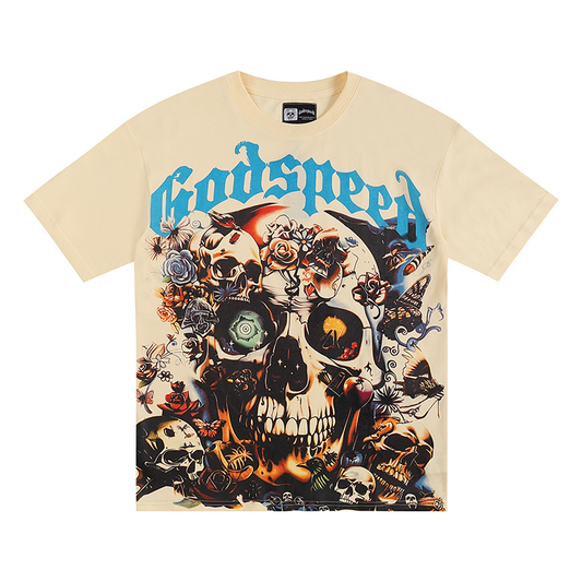 Polera Rose Skeleton Godspeed