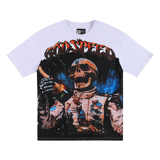Polera Godspeed Racing Driver F1 Champagne