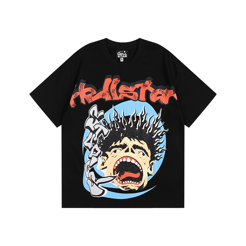 Polera Hellstar Studios Screaming Kid Black