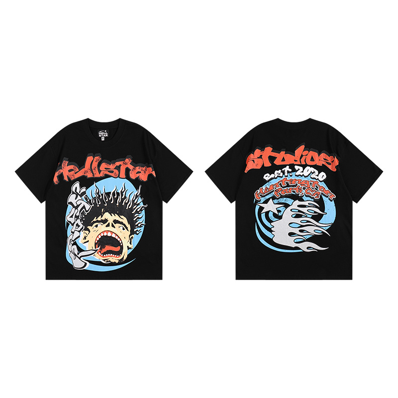 Polera Hellstar Studios Screaming Kid Black