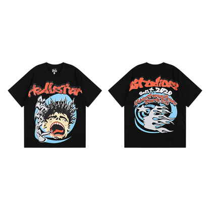 Polera Hellstar Studios Screaming Kid Black