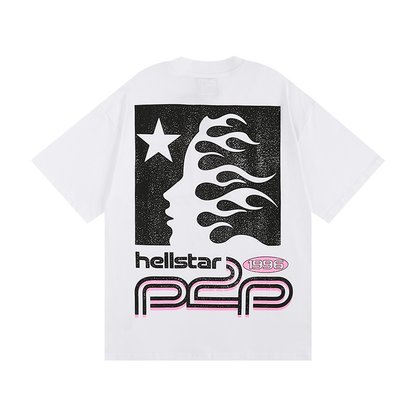 Polera Hellstar Sport white/ pink