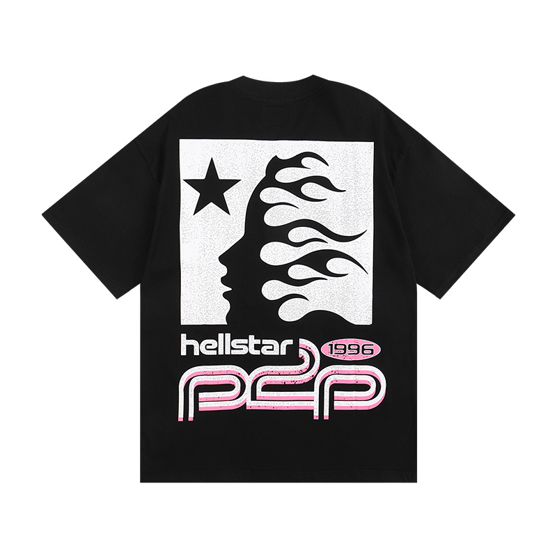 Polera Hellstar Sport black / pink