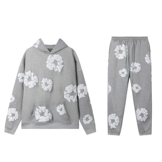 Conjunto Demin Tears Gris