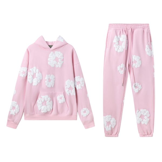 Conjunto Demin Tears Rosado