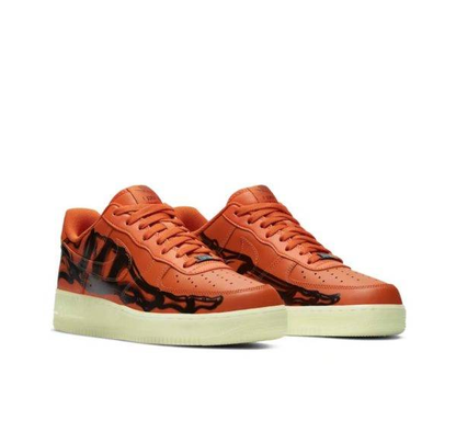 Air Force 1 Low Orange Skeleton Halloween