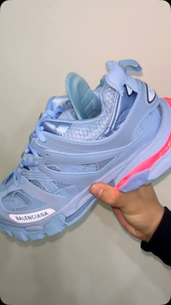 Balenciaga track led Blue