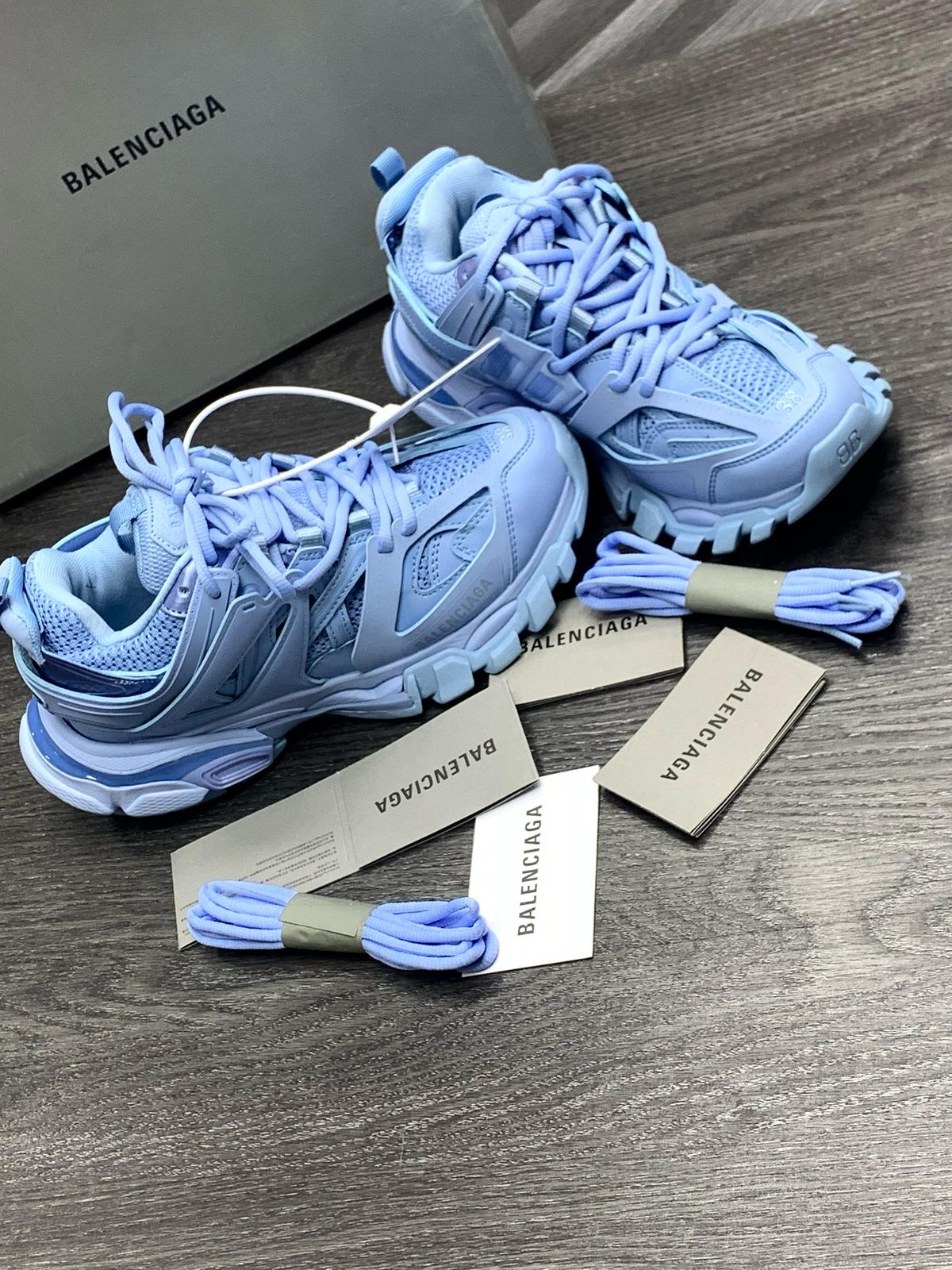 Balenciaga track led Blue