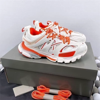 Balenciaga track led White con Red