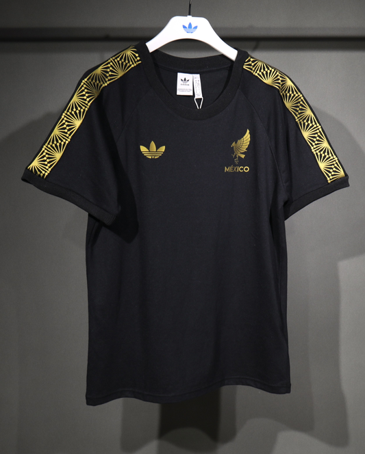 Mexico Gold Jersey Black Hombre - SS25