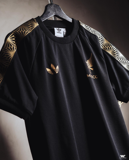 Mexico Gold Jersey Black Hombre - SS25