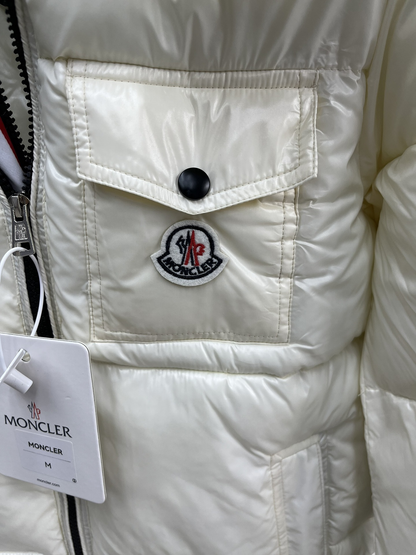 Moncler Montbeliard Down Jacket white