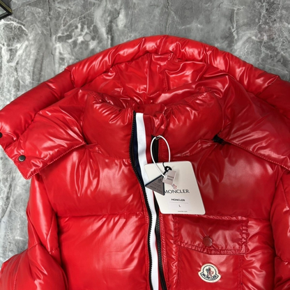 Moncler Montbeliard Down Jacket Red