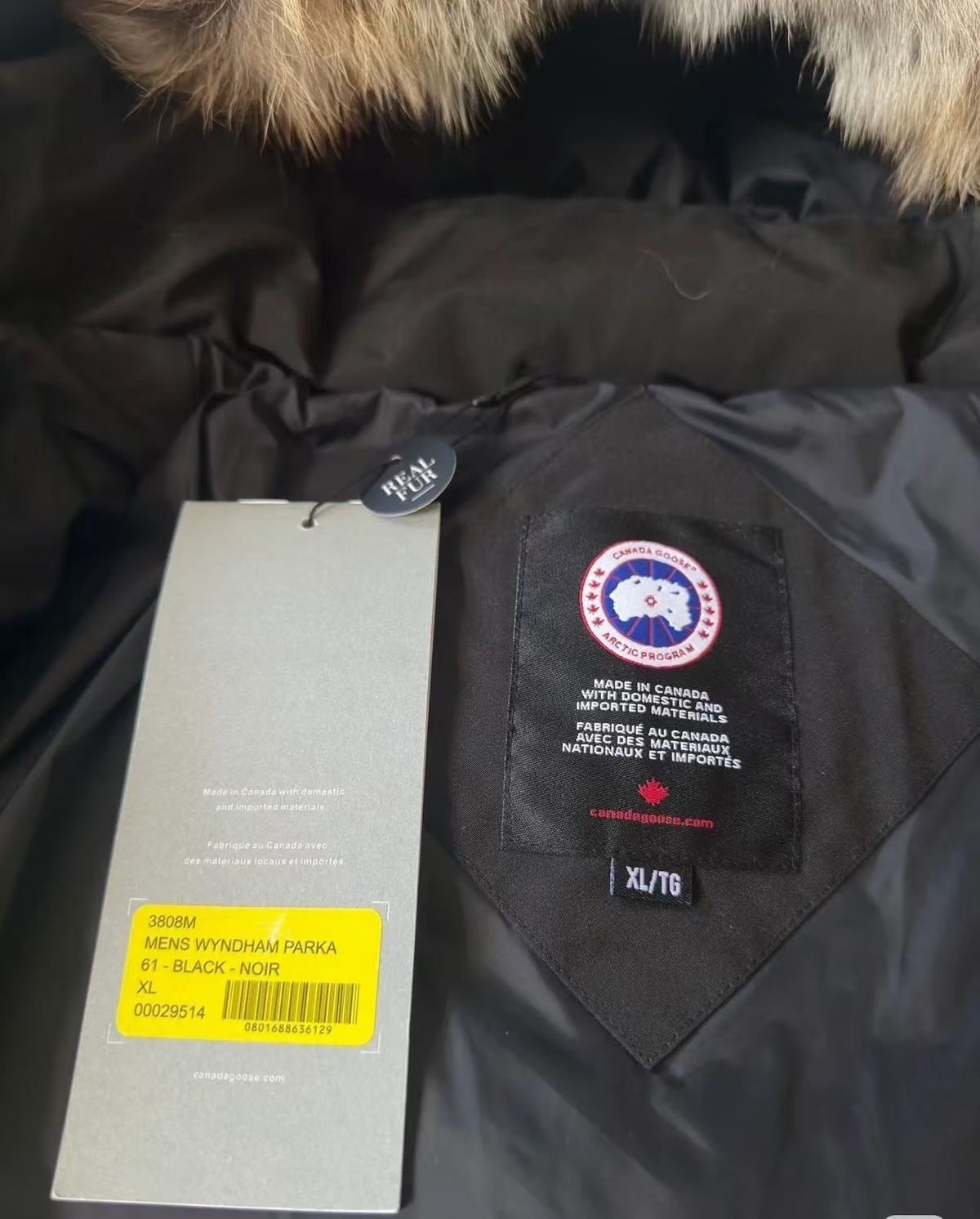 Canada Goose Wyndham Jaket Black